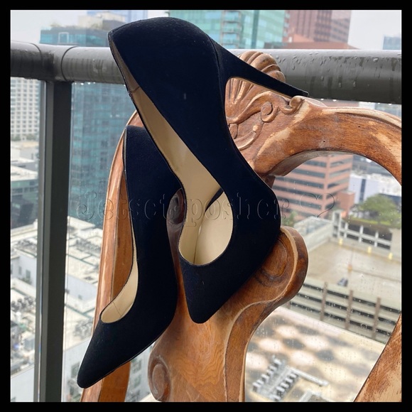 Karen Millen 100% all leather sky high stiletto pump heels - 40 - Picture 1 of 16